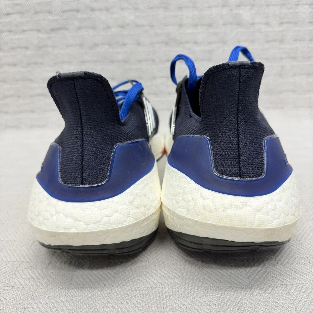 Adidas UltraBoost 22 Legend Ink Orange Shoes Mens Size 11.5 Blue Running GX6642‎